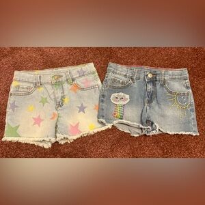 2 Pairs Of Little Girls Shorts ~ Size 4T ~